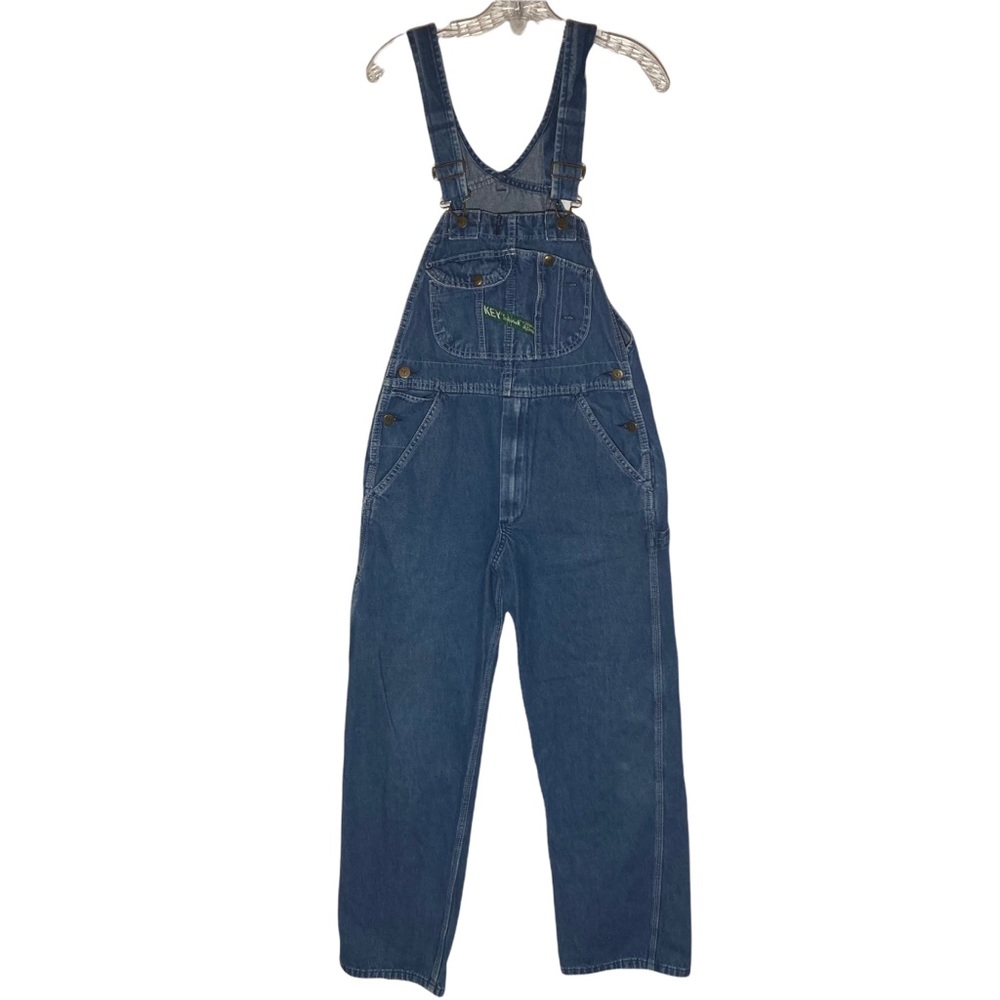 Vintage denim carpenter style overalls. Size 30 x 30